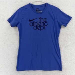 Nike Shirt Youth Large Blue The Athletic Dept Graphic Tee T-Shirt Slim Fit Boys